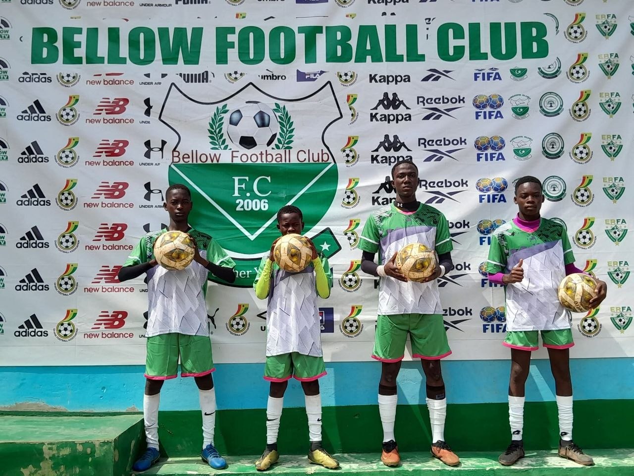 Bellow FC players training